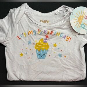 Little Sleepies | It's My Half-Birthday! Graphic Bodysuit | 6-12 months